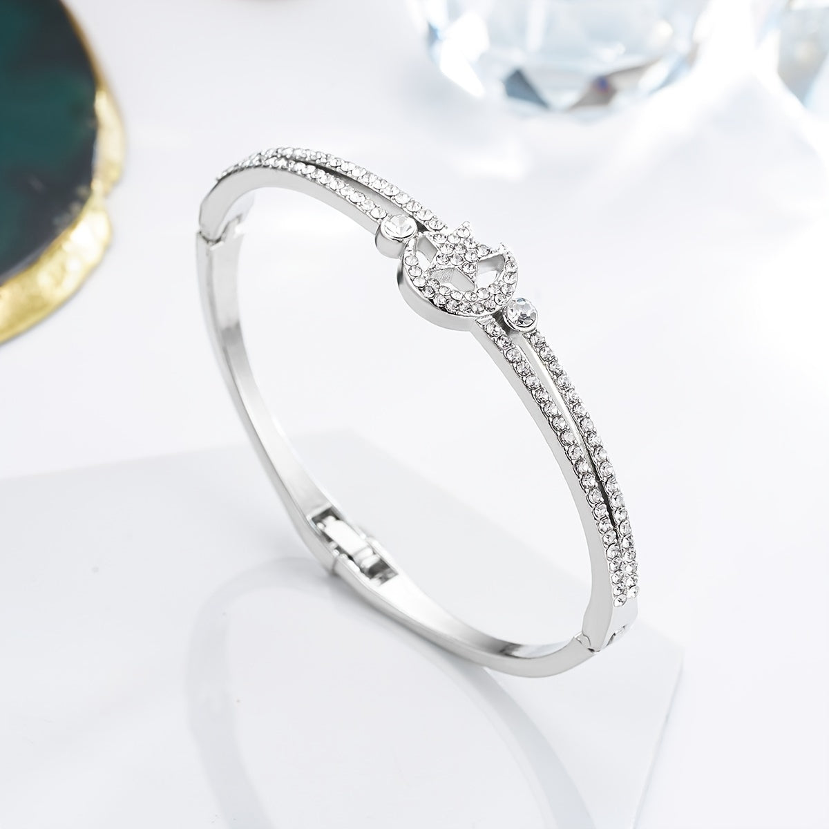 Stylish Star Moon Bracelet for Ages 12+