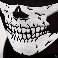 Adult Halloween Death Cloak Skull Face Towel Gloves Costume Set