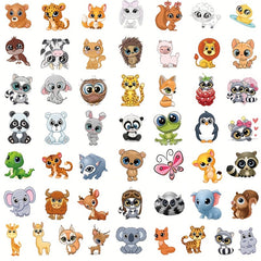 50PCS Animal Graffiti Stickers for Skateboards Water Bottles Hydroflasks