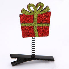 Xmas Elk Barrettes Candy Cane Hairpin Santa Claus Hair Clips