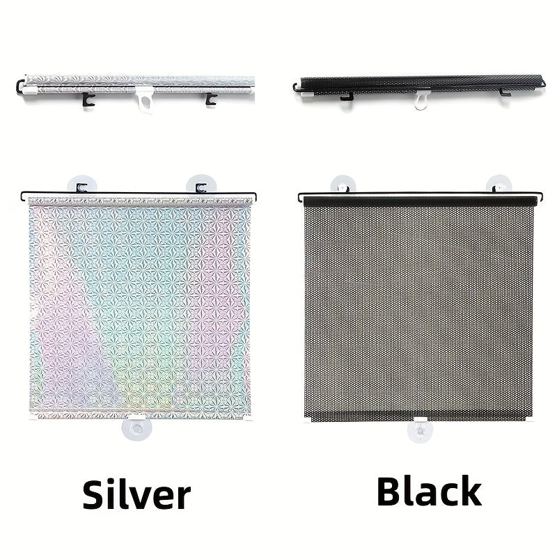 Automatic Retractable Roller Blinds For Car Bedrooms Kitchen Office Easy to Use