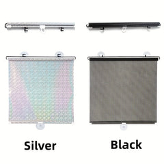 Automatic Retractable Roller Blinds For Car Bedrooms Kitchen Office Easy to Use