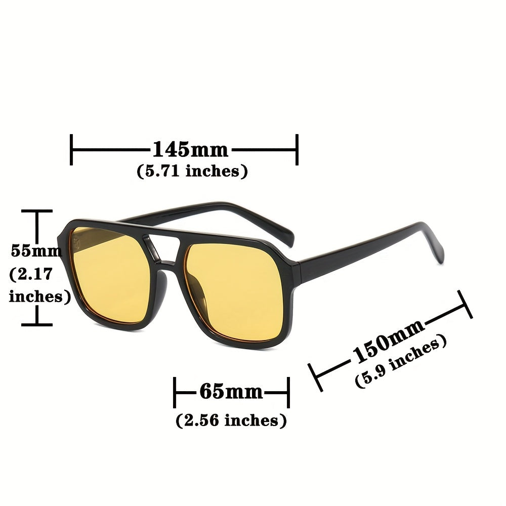 Double Beam Men's Sunglasses UV Protection Street Photography