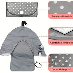 Portable Waterproof Changing Pad 3 in 1