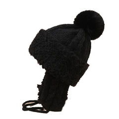 Women Slouchy Fleece Beanie Hat Winter Balaclav