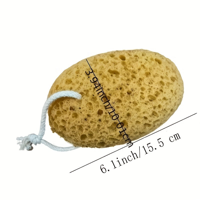 5 Pcs Exfoliating Bath Sponge Natural Seaweed Honeycomb Sponge