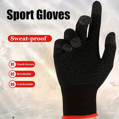2 Pairs Unisex Waterproof Windproof Touch Screen Gloves for Skiing