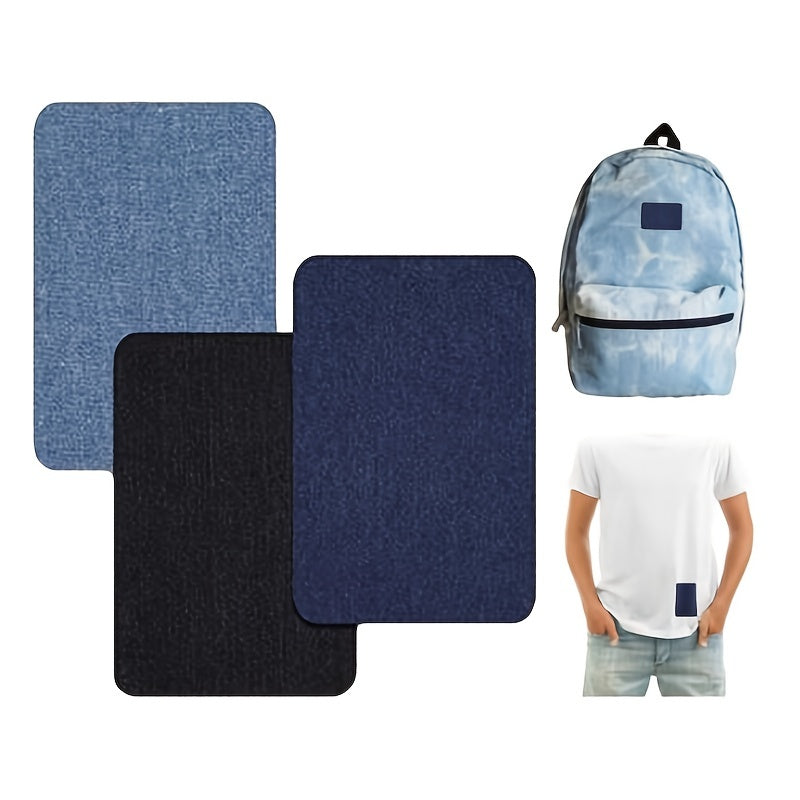 DIY Hand Elbow Knee Repair Patch Plaid Denim Shirt Coat Elbow Patch Pants