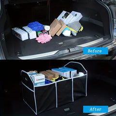 Car Trunk Storage Box Non-woven Folding Handle Bag Edge Finishing