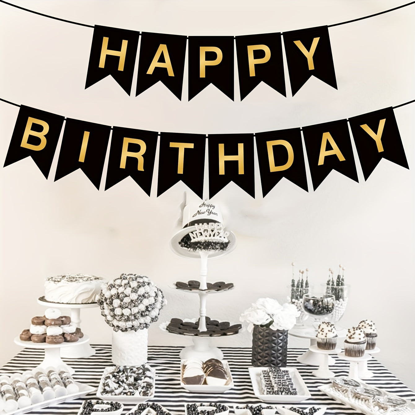 Happy Birthday Pull Flag Customization