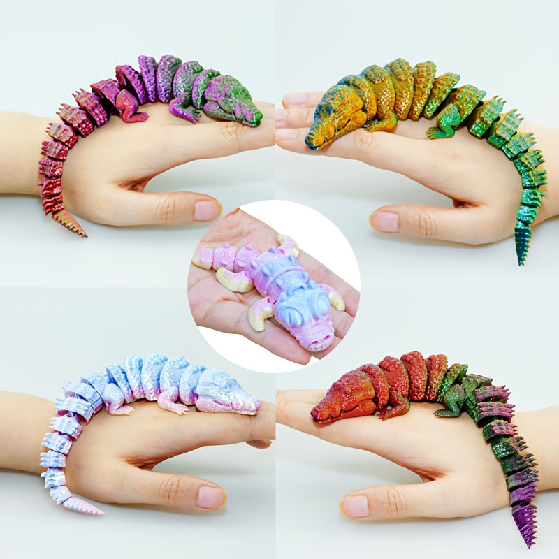 2PCS Watery Animal Series Crocodile Figures - Christmas & Year's Gift