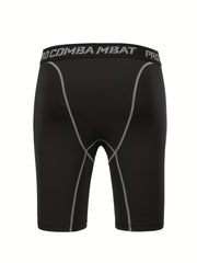 Men's Quick Drying Compression Sports Boxer Shorts - Breathable Stretch Shorts