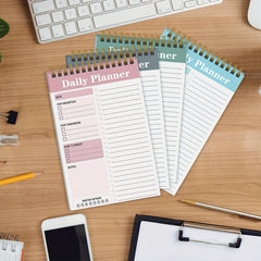 8pcs Spiral Daily Planner Notepad 13 X 19 To Do List Notebook