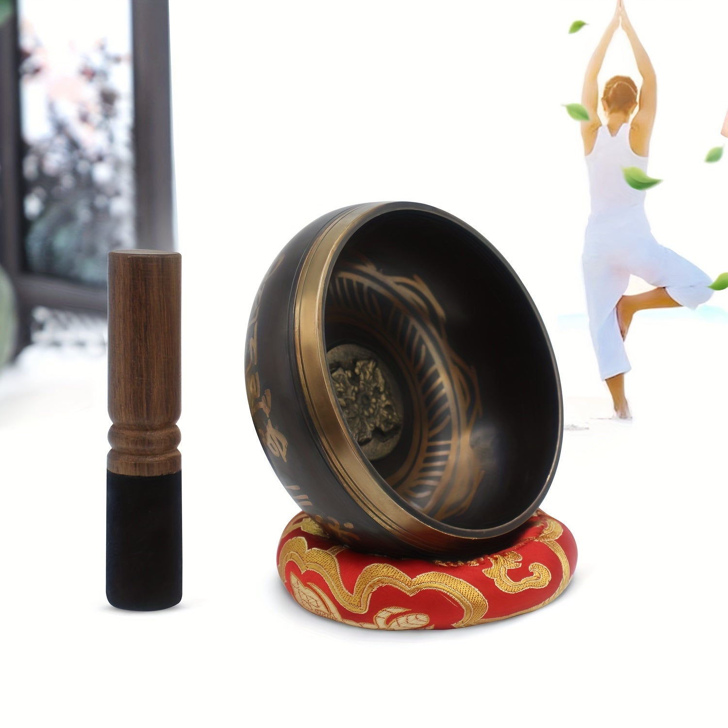 5.5" Handcrafted Singing Bowls Set for Yoga Meditation - Nepal