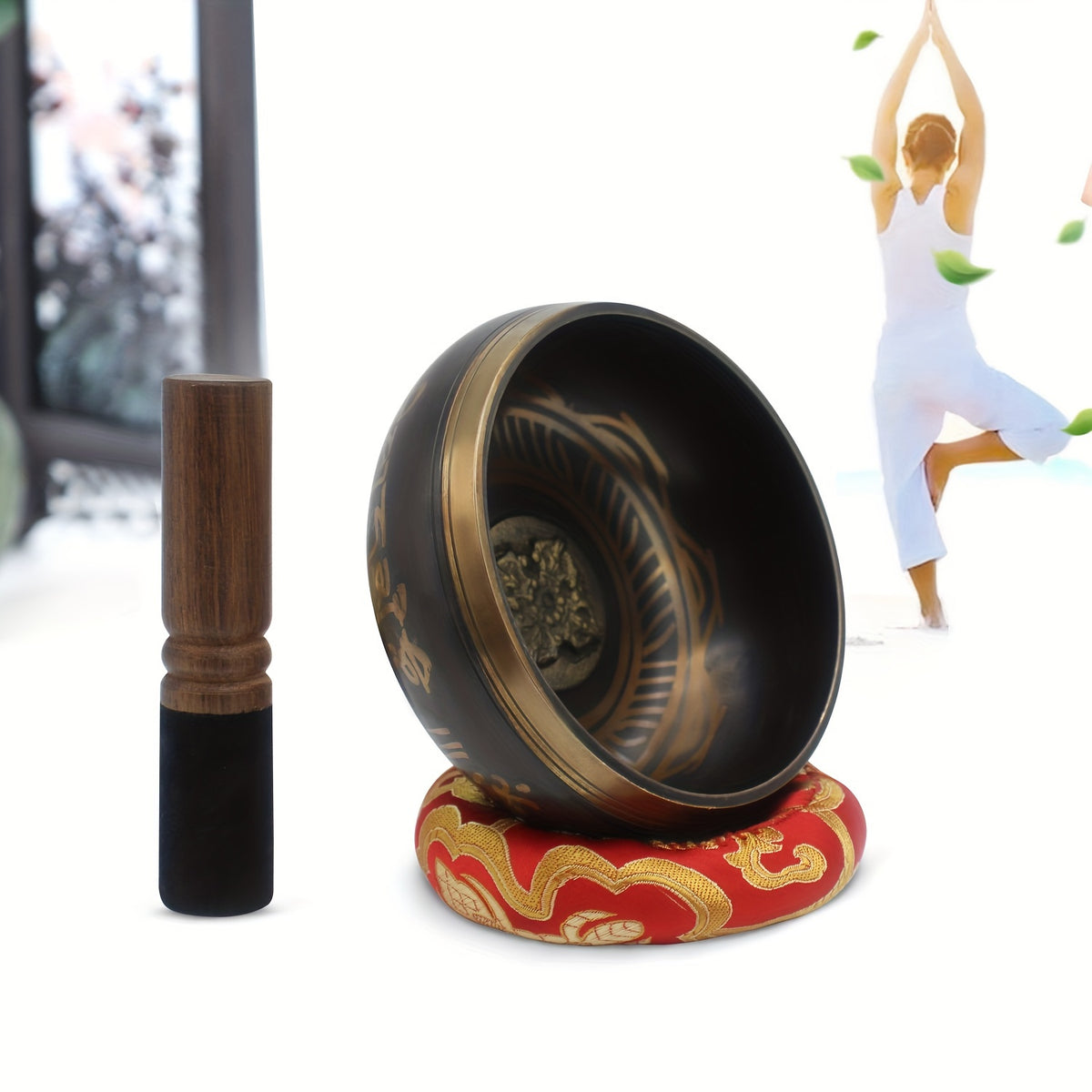 5.5" Handcrafted Singing Bowls Set for Yoga Meditation - Nepal