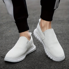Men's Mesh Slip-On Loafer Shoes Casual Non-Slip Sneakers