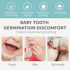 Silicone Baby Teething Gloves, BPA Free, Pain Relief Chewing Toy