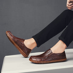 CLOHOO Soft Sole Loafers Men's Slip On Dress Shoes