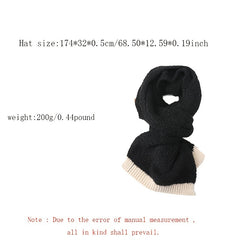 Women's Plush Knit Shawl for Winter Warmth
