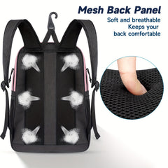 Large Capacity Basketball Backpack with Ball and Shoe Compartment