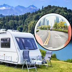 Enhance Safety with 2pcs 360 Rotatable Car Blind Spot Mirrors