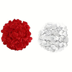 100pcs Heart Confetti Red Deodorized Petals Wedding Table Scatter Decoration