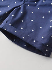 Boys Polka Dot Casual Shorts Soft Comfortable Breathable For Summer Kids Clothes