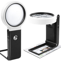 LED Lighted Magnifier Portable Magnifying Glass