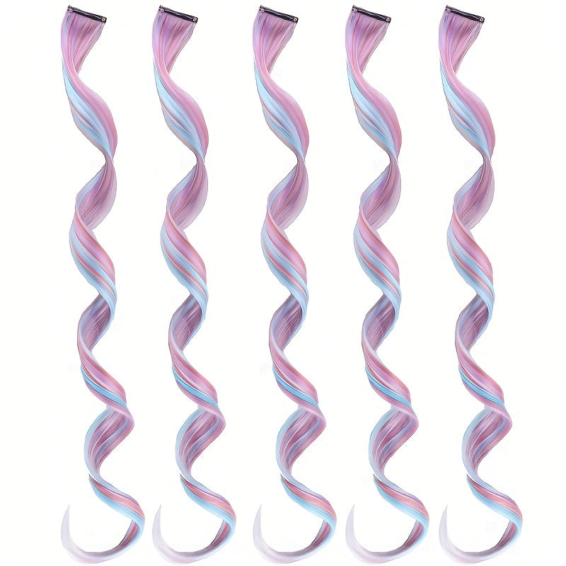 2pcs Girls Gradient Wig Women s Hanging Ear Mixed Wig...