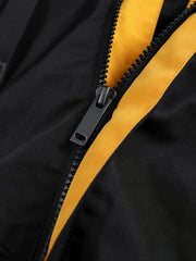 Men's Mid Length Casual Hooded Jacket