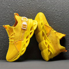 Men's Lace Up Blade Sneakers Lightweight Athletic Shoes