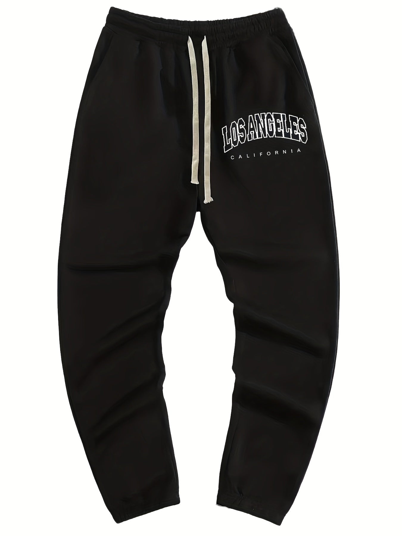 Men's Drawstring Pocket Sweatpants Loose Comfy Joggers