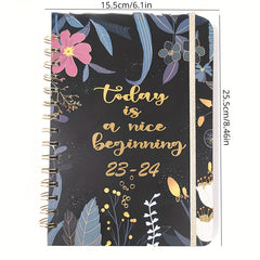 A5 Coil Notebook Weekly Planner English Book
