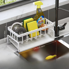 Sink Rack Sponge Drain Rack Stainless Steel Organizer