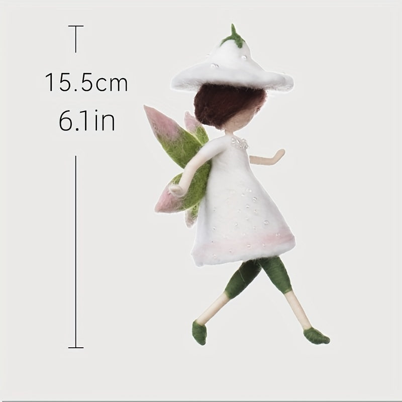 1pc Flower Calyx Elf Wool Felt DIY Material Package Creative Gift
