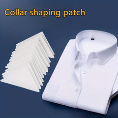 20 Pcs Collar Shaping Patch Shirt Polo Collar Edge Shaper Prevent Warping Rollin