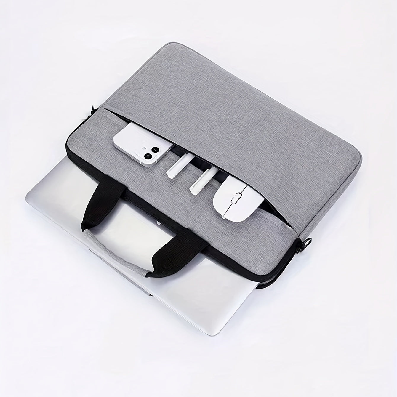 Ultra Thin Laptop Protective Cover Black Grey Portable School Va