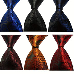 Men's Complex Patterns Necktie Set