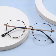 Light Blocking Round Glasses For Women Prevent Eye Strain
