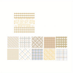 200 Sheets Colored Grid Notepad with Lovely Stickers