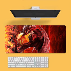 Dragon Pattern Desk Mat Oversized Gaming Mouse Pad Office Desk Pad