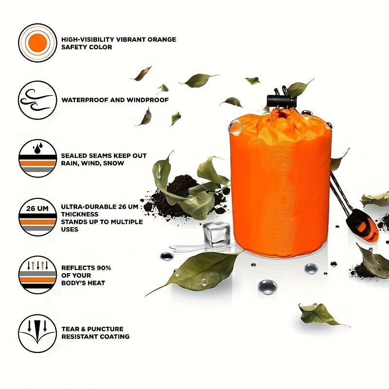 Emergency Sleeping Bag Insulation Polyester Film Camping Life-saving