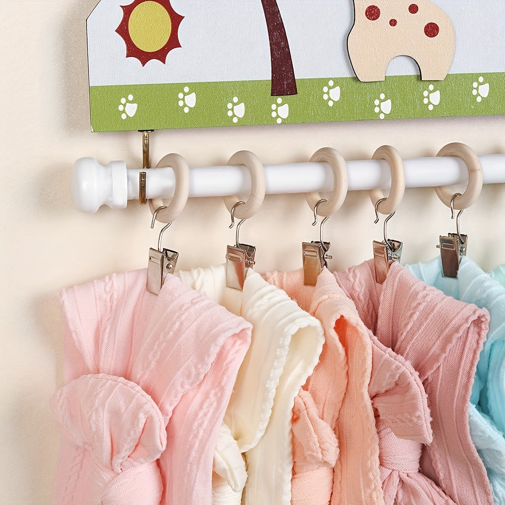 Cartoon Hair Accessories Organizer 10 Hooks for Baby Girls Headbands Clips