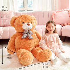 IKASA Brown Giant Teddy Bear Soft Toys Stuffed Animals