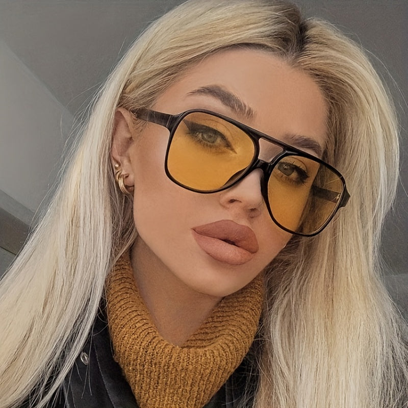 Hip hop Aviator Sunglasses Vintage Sunshade Glasses UV Protection