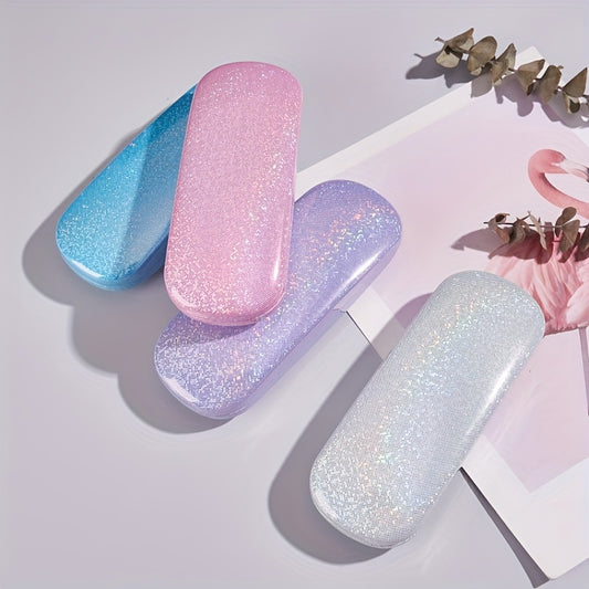 Holo Glasses Case PU Leather Sunglasses Reading Glasses Storage Box