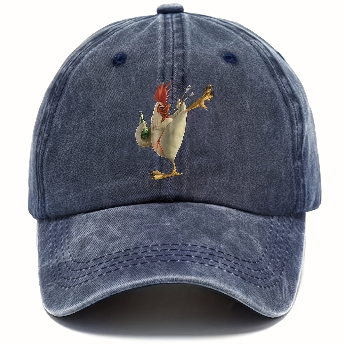 Fashionable Washed Embroidered Baseball Cap - Outdoor Hiking Cycling Travel