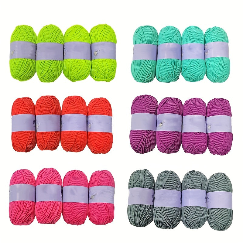Soft Cotton Acrylic Blend Yarn 2mm for DIY Hats Scarves Coats