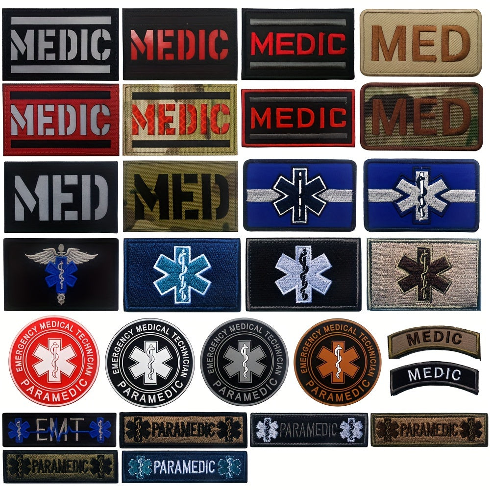 EMT Enamel Brooch Pin Soft Rubber Reflective Badges