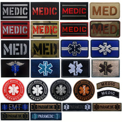 EMT Enamel Brooch Pin Soft Rubber Reflective Badges